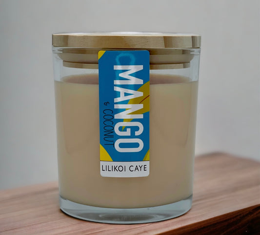 Mango & Coconut Scented Candle