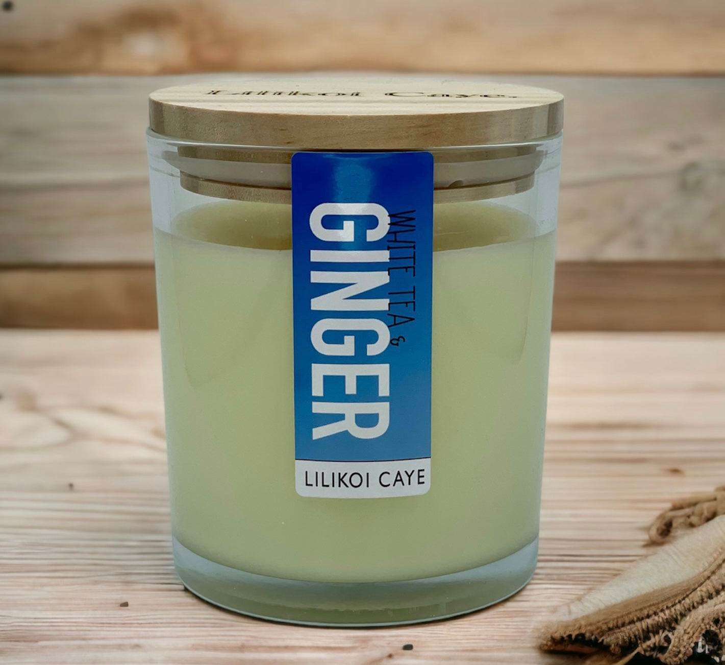 White Tea & Ginger Scented Candle