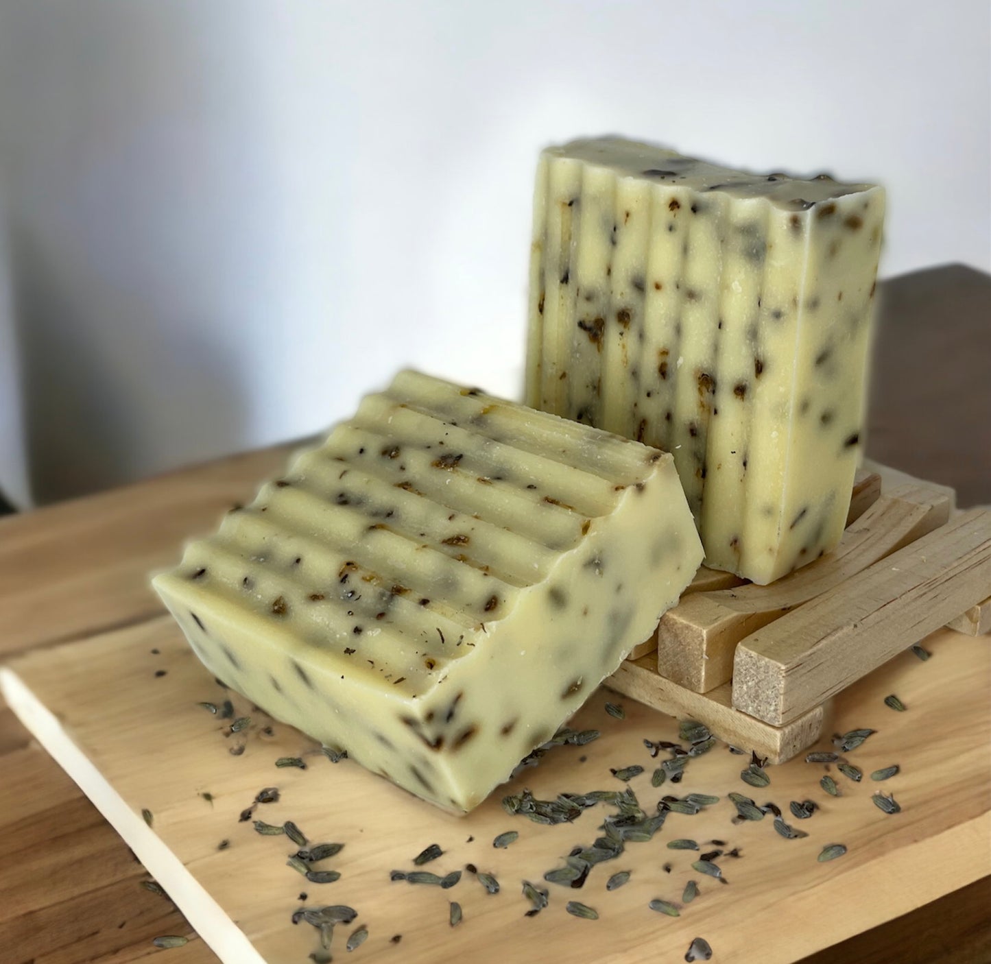 Dried Lavender Infused Shea Butter Soap