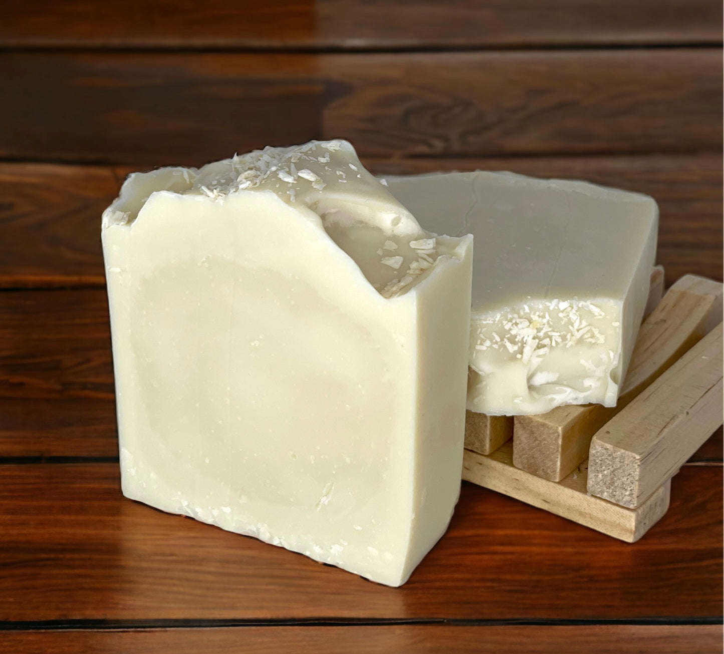 Coconut Flake Infused Olive Oil Soap