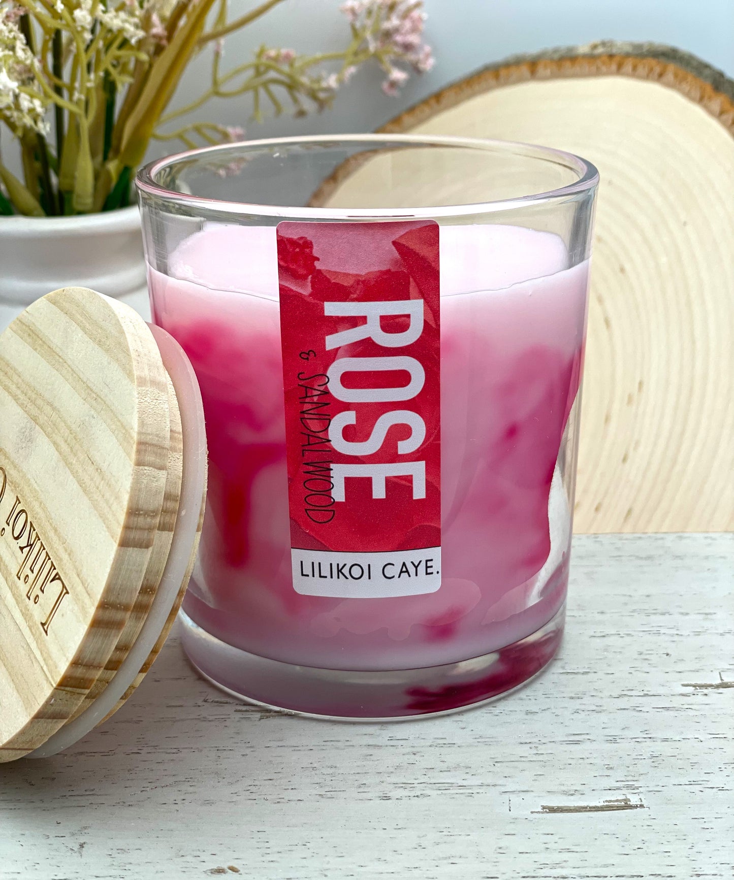 Rose and Sandalwood Candle