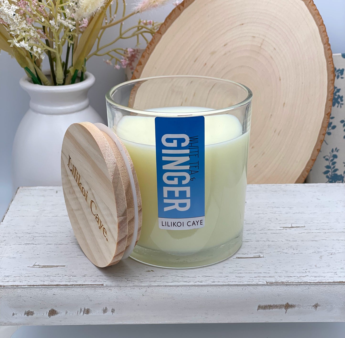 White Tea & Ginger Scented Candle